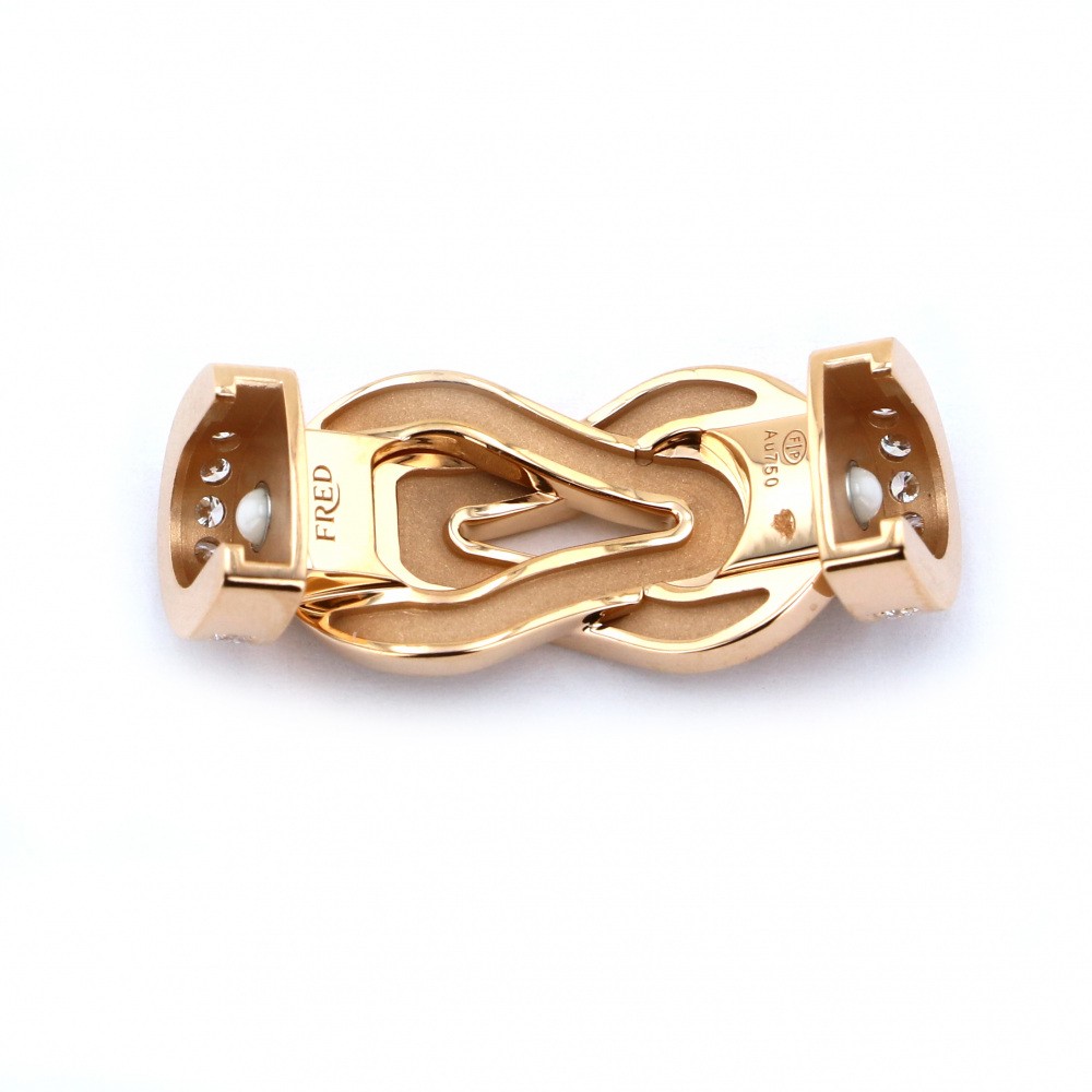 FRED Chance Amphini Lm Full Diamond Accessory 18K Rose Gold 0B0102