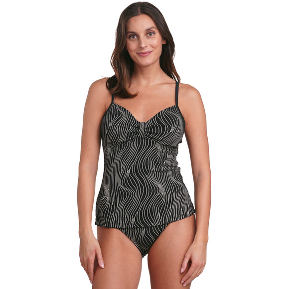 Gina Benotti Damen Shape-Tankinioberteil mit Wellenmuster