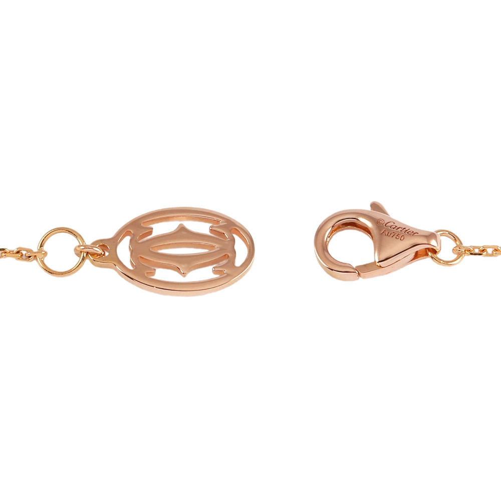 Cartier Damour (diamant Leger) Necklace 18K Rose Gold Diamond N7412200