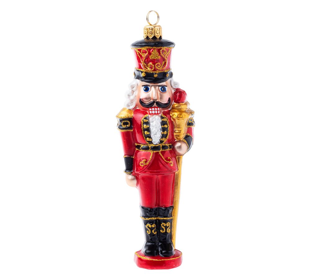 Handmade Heriloom Regal Red Nutcracker Ornament  sgtnighsdesigns