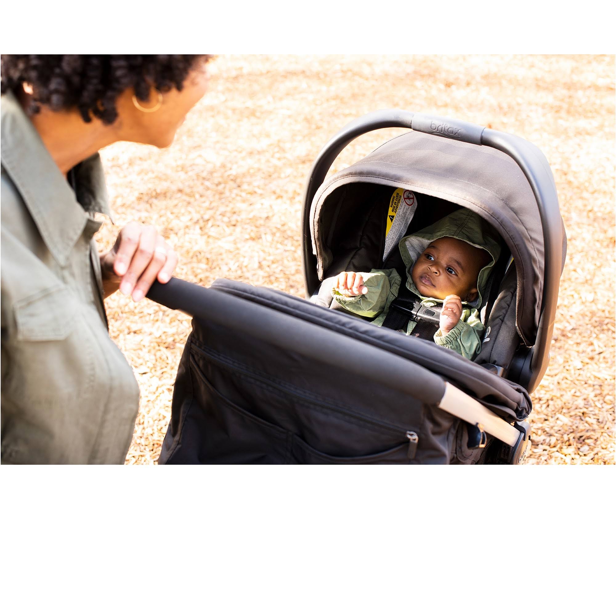 Britax B-Lively u0026 B-Safe Ultra Travel System - Noir