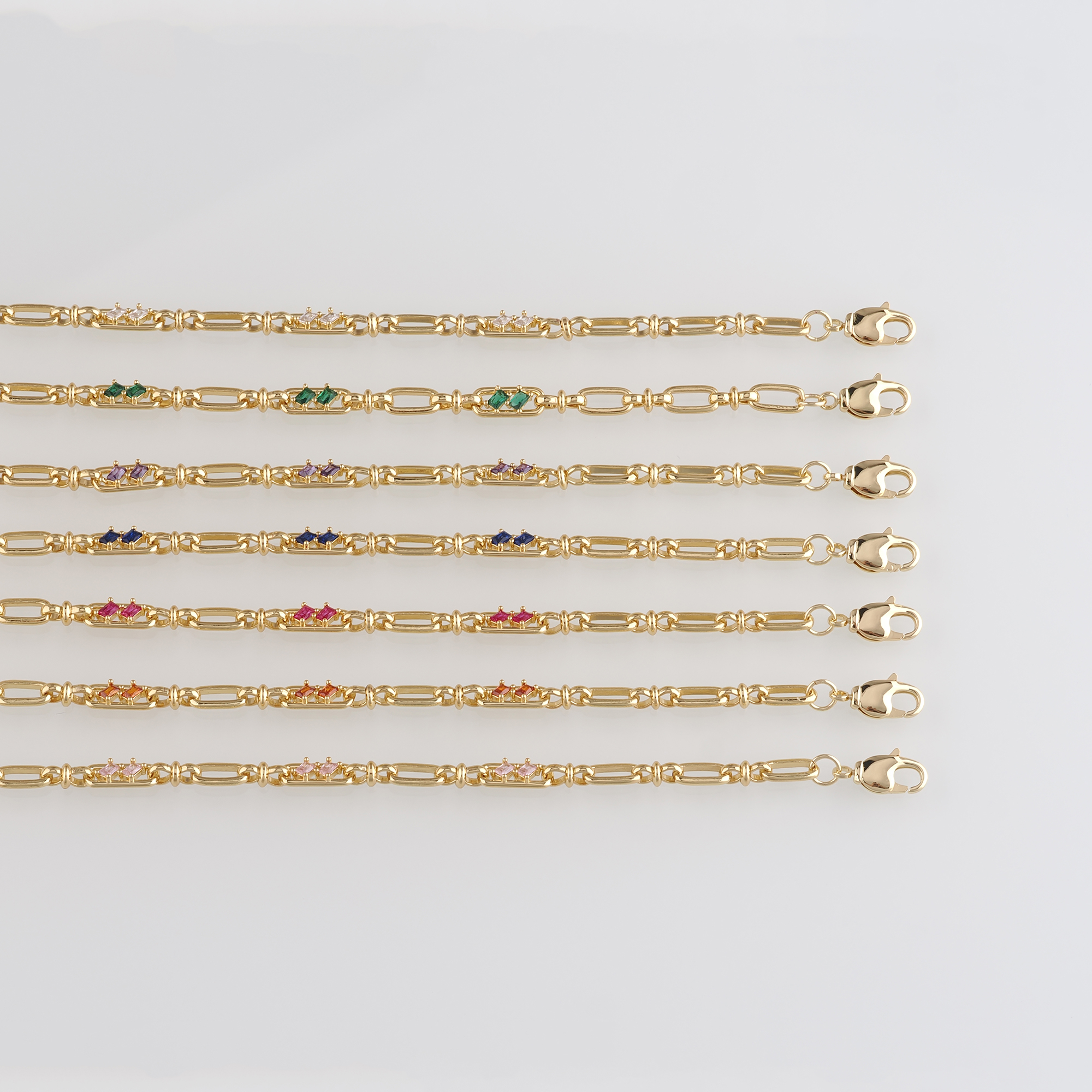 18K Gold Filled Oval Link Chain Bracelet,Cable Chain,Gold Chain Bracelet,Ladies Bracelet,Gift For Her