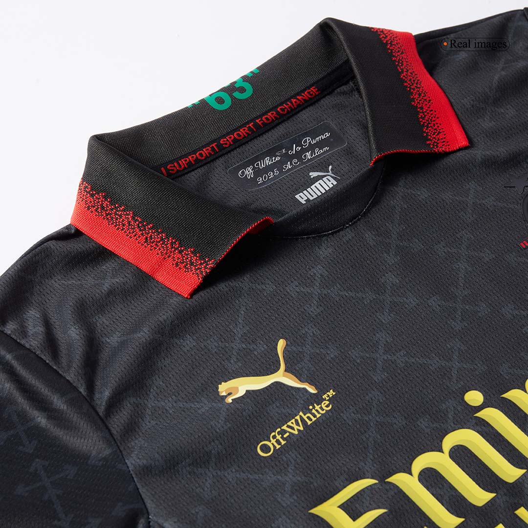 AC Milan Fourth Away Kids Soccer Jerseys Kit