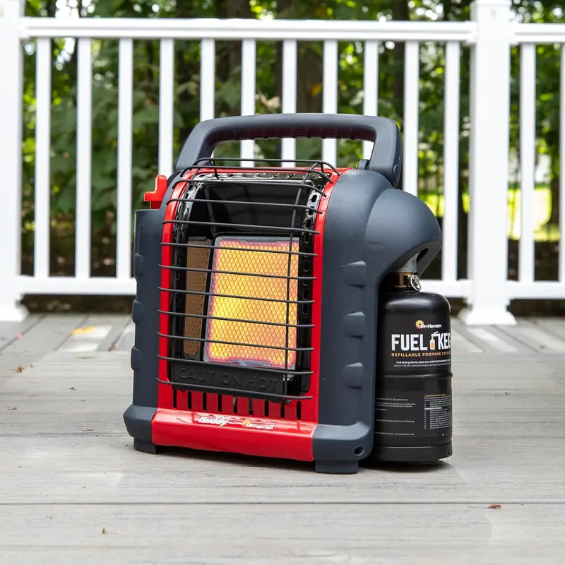 Portable Propane Radiant Heater – 4,000–9,000 BTU, Ideal for Campers, Workshops & Patios