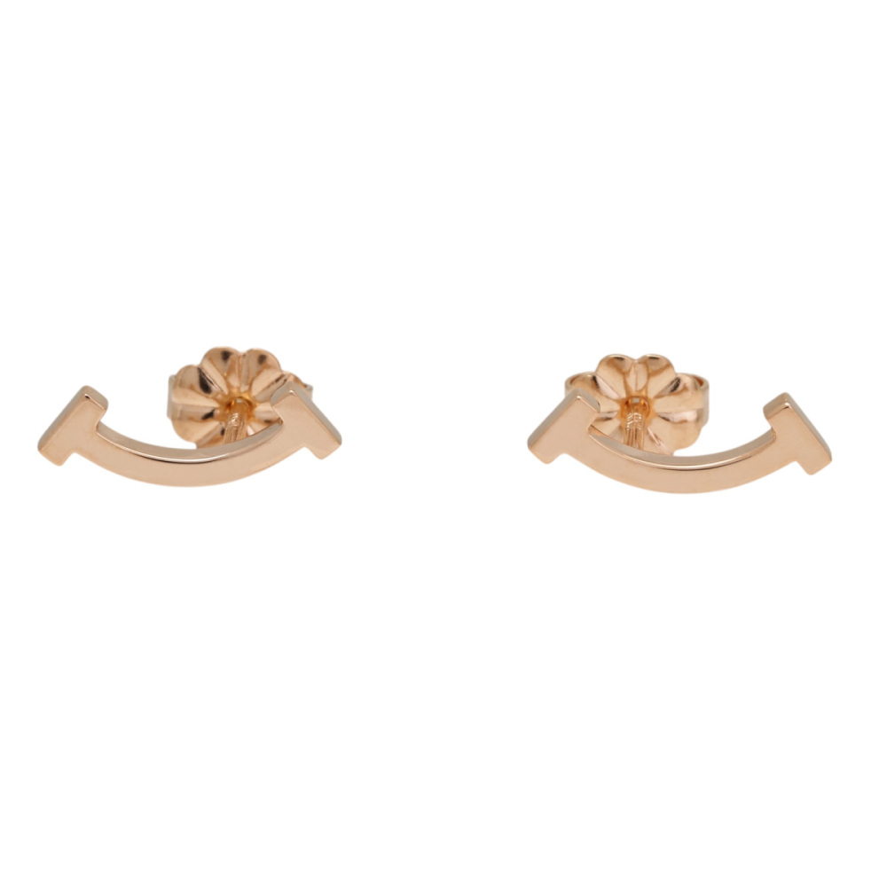 Tiffany & Co. Tiffany T Smile Earrings 18K Rose Gold 60150754