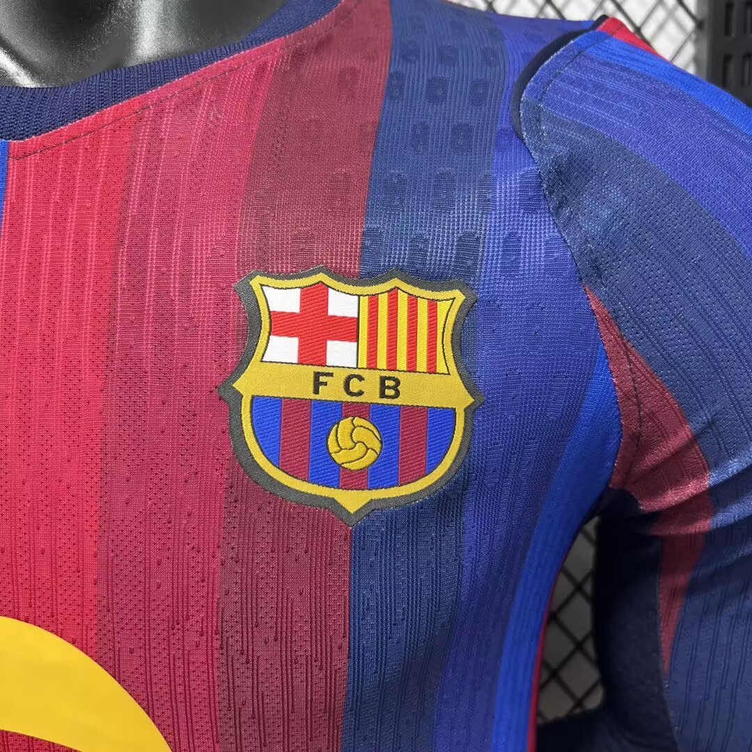 Player Version Barcelona 26/27 Home Long Sleeves S-3XL