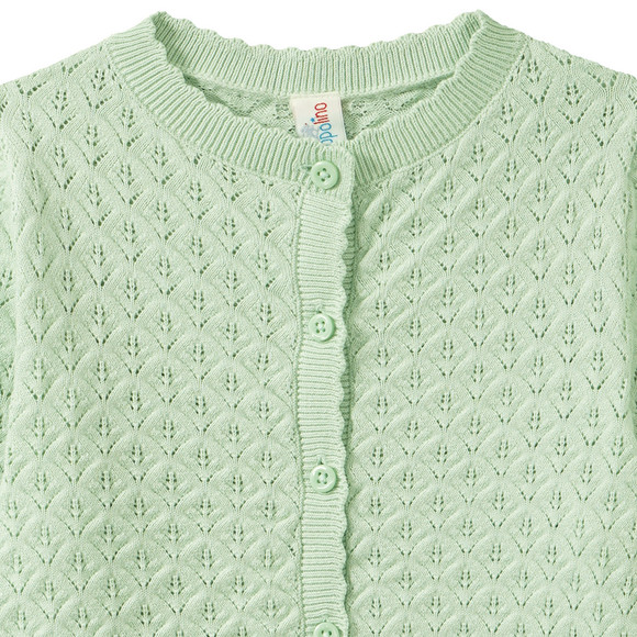 Topolino Mädchen Strickjacke mit Ajour-Muster