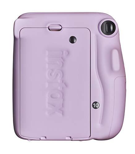 Fujifilm Instax Mini 11 Lilac Purple Instant Camera with Twin Pack Instant Film, Ritz Gear Frame Stickers and Ritz Gear Hanging Frames