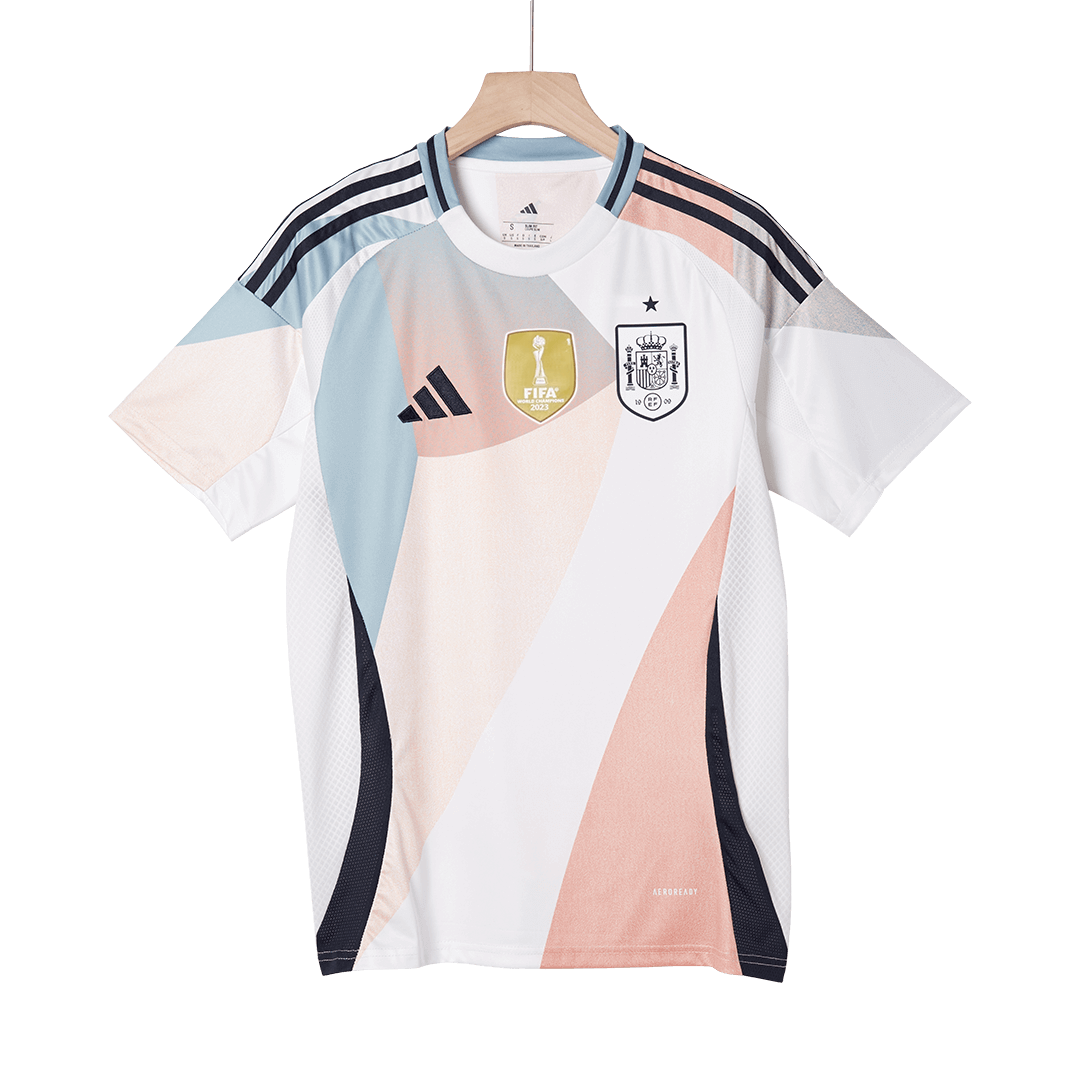 Spain Away Soccer Jersey 2025 Women's Euro