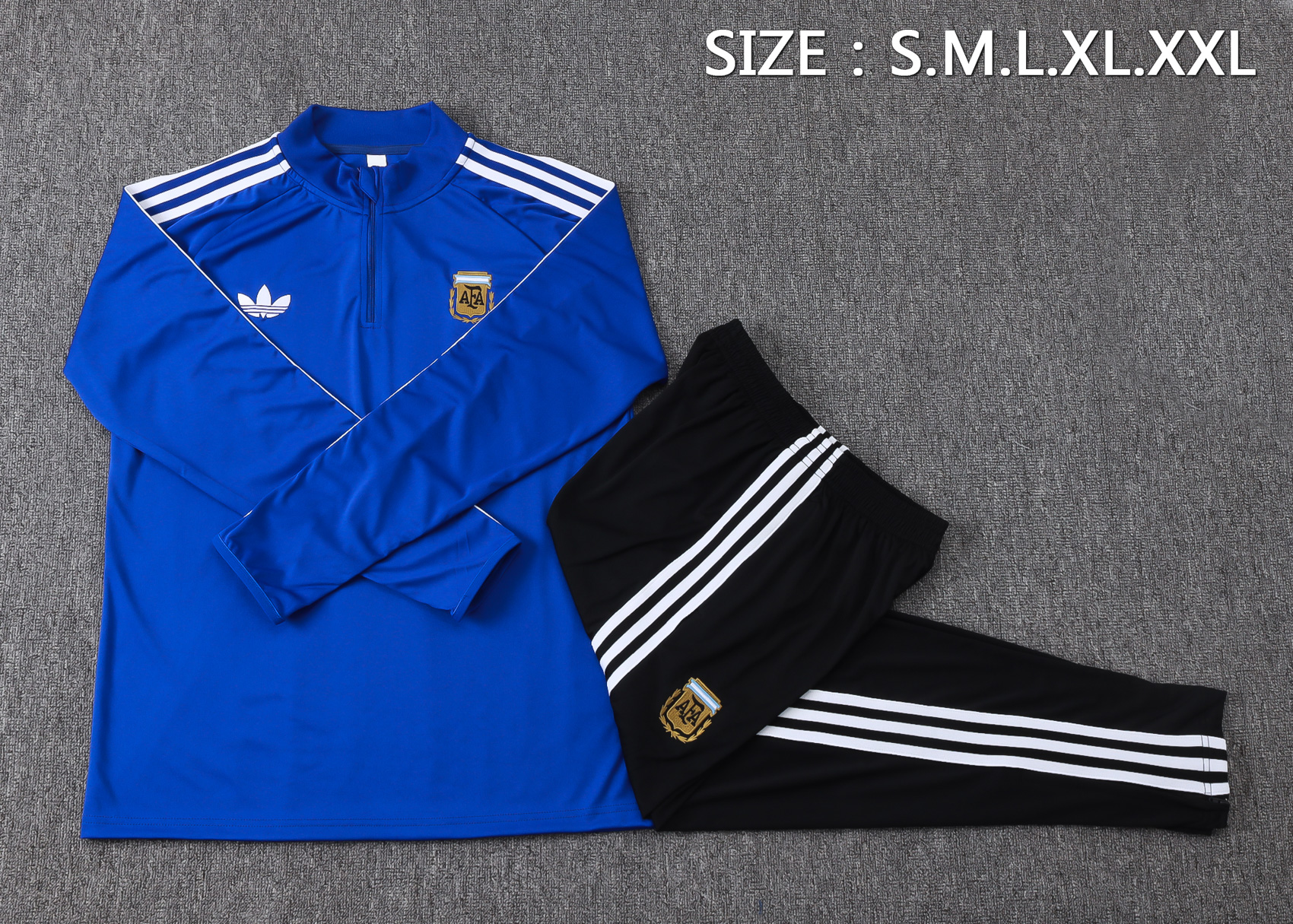 Argentina 26/27 Half Zipper Training Suit 3
