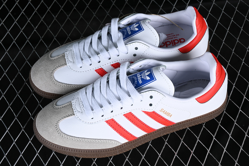 Adidas Samba Vegan White/Red IG1025