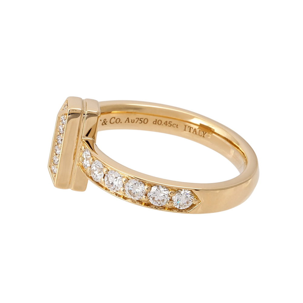 Tiffany & Co. Tiffany T One Ring 18K Yellow Gold Diamond 73125405