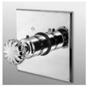 Newport Brass 3-874TS/50 Alexandria Square Thermostatic Trim Plate with Handle White
