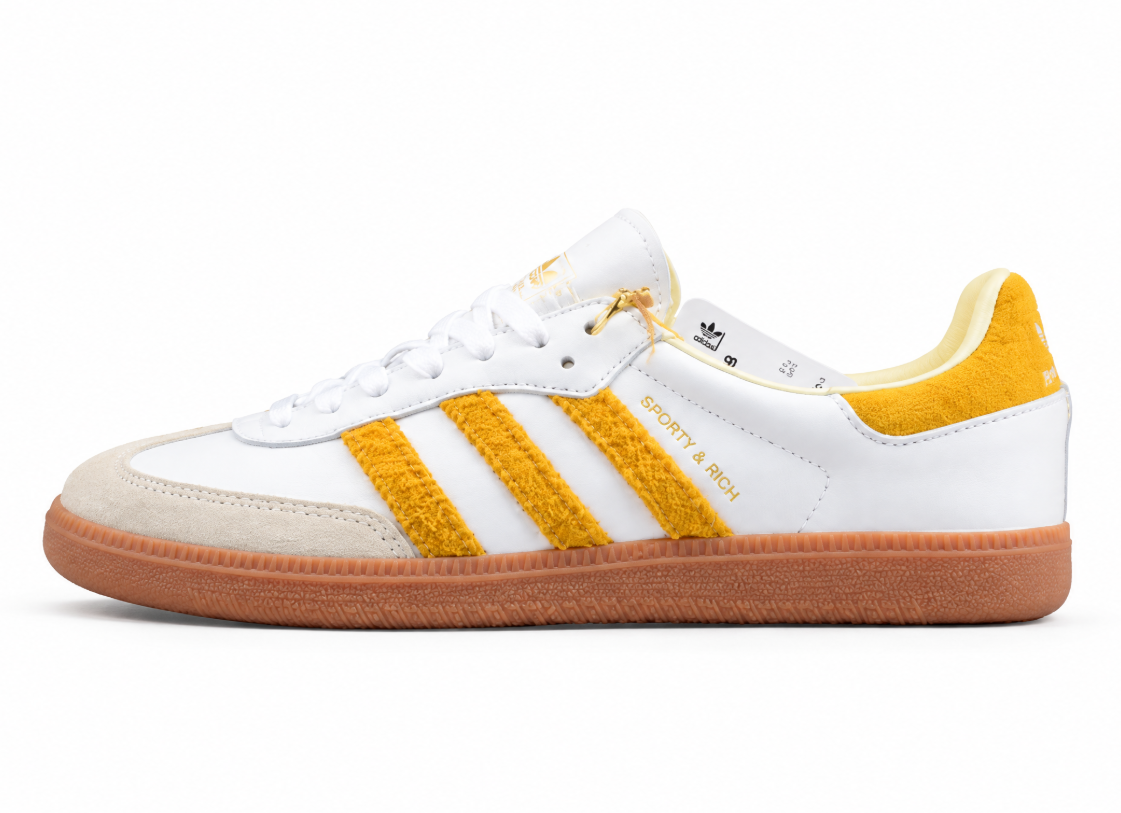 Adidas Sporty Rich Originals Samba Og White/Yellow/Brown IF5661