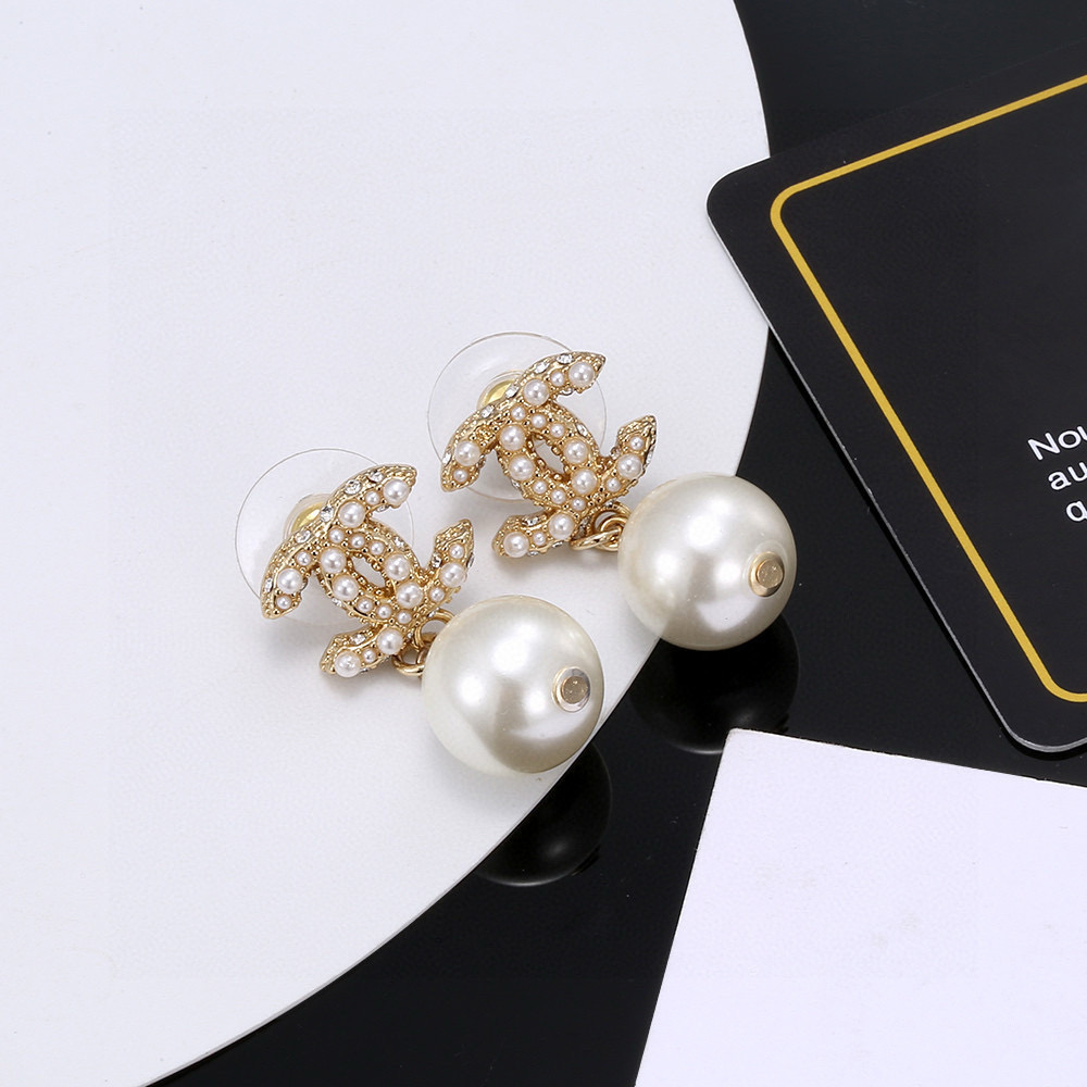 Chanel Pearl Stud Earrings - cnluxepick