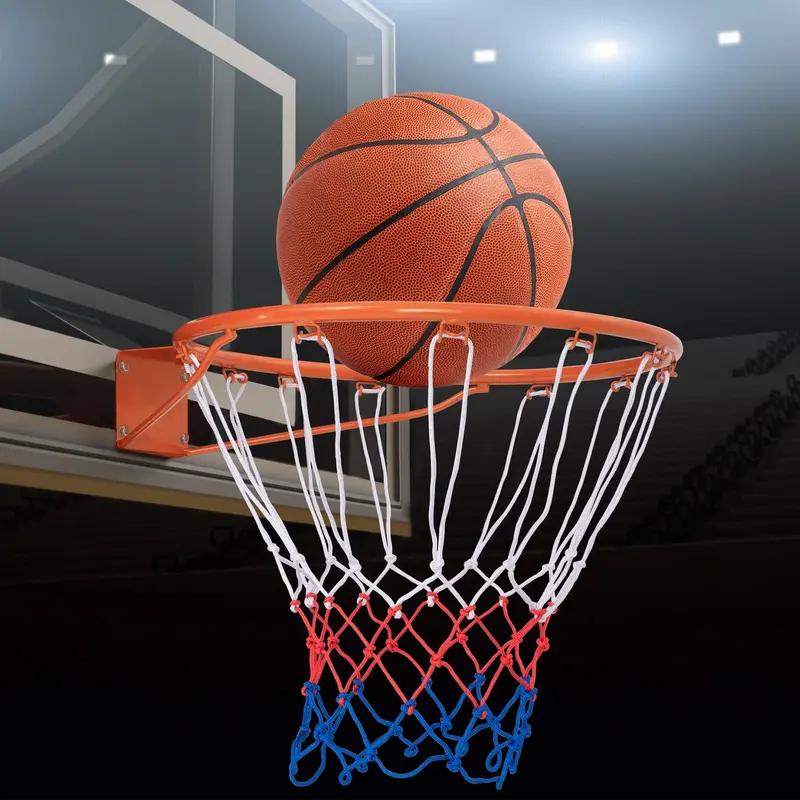 Universal Replacement Basketball Rim – 15″/18″ All-Weather Hoop with Durable Net