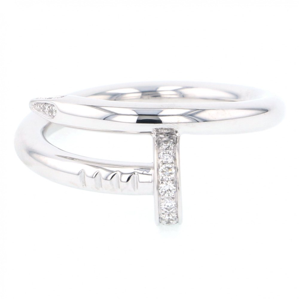 Cartier Juste un Clou Ring 18K White Gold Diamond
