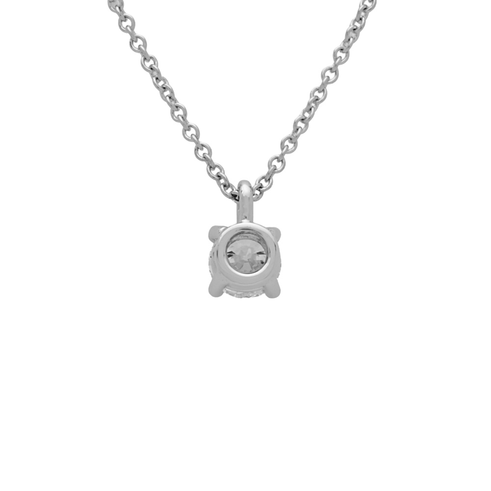 Tiffany & Co. Solitaire Necklace Platinum Diamond 60007525