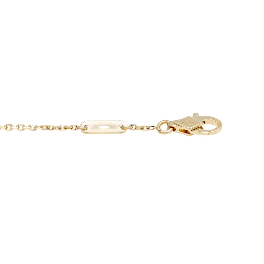 Van Cleef & Arpels Sweet Papillon Bracelet 18K Yellow Gold Mother of Pearl VCARF69000
