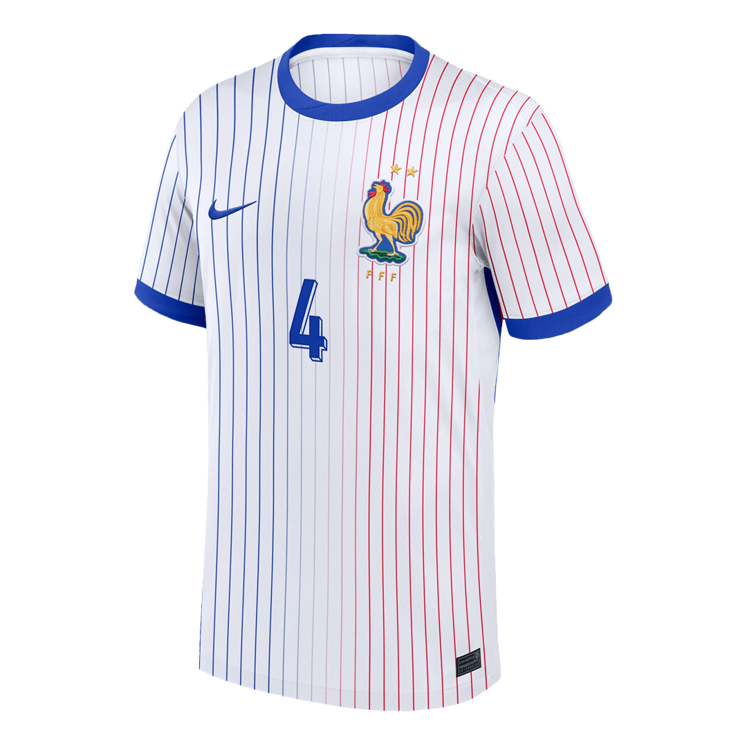 UPAMECANO #4 France Away Soccer Jersey