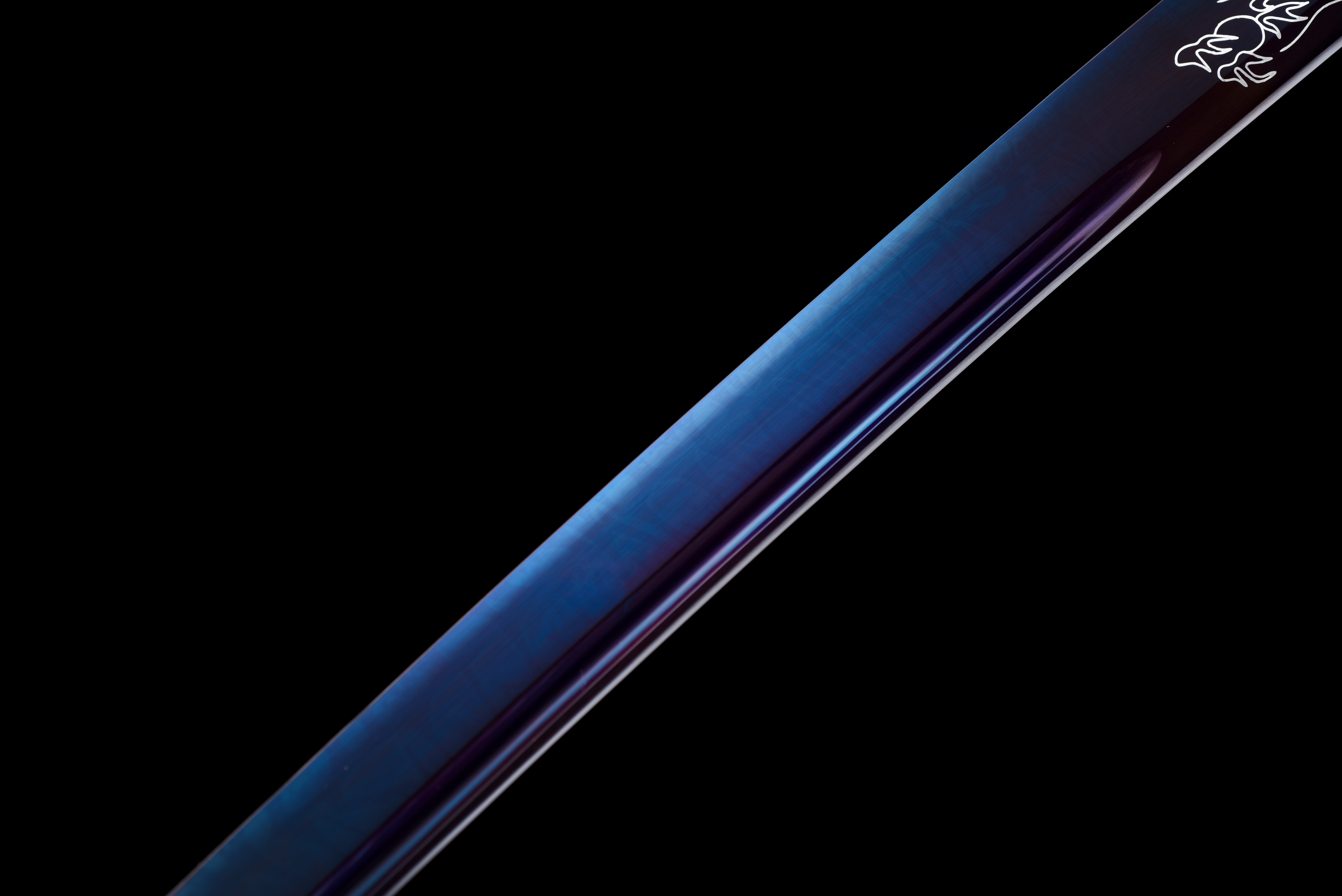 Purple Dragon Katana – High Manganese Steel, Full Tang