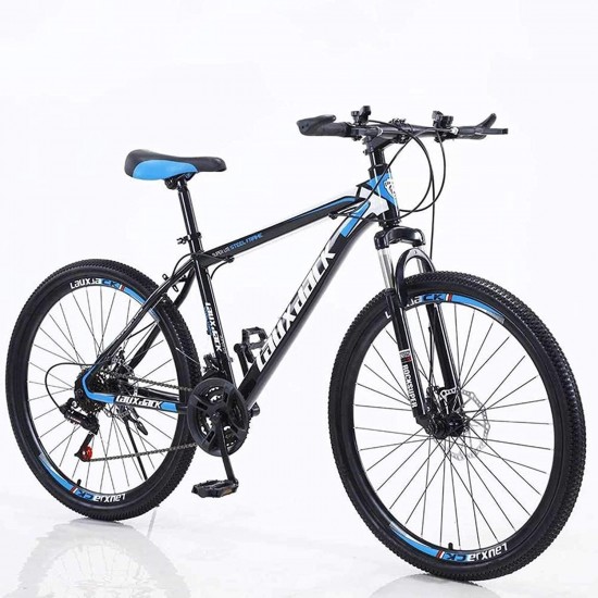 21 Speed 26-inch Wheels Mountain Bike Dual Disc Brake Bicycles Road Bicycle Suitable for Outdoor Riding Adults and Teenagers