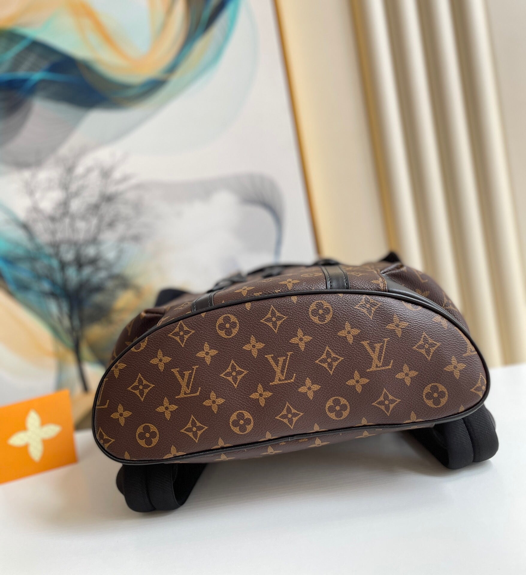 Louis Vuitton Christopher Backpack Monogram Brown Macassar Canvas 45Cm M43735