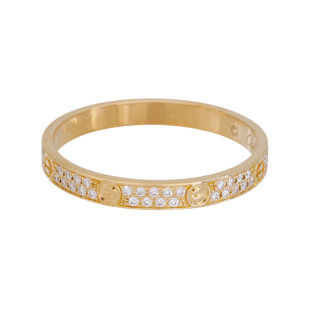 Cartier Love Ring 18K Yellow Gold Diamond B4218000