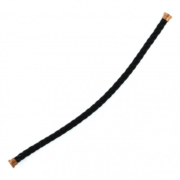 FRED Force 10 (lm) Steel Cable Black 15 Plating Bracelet