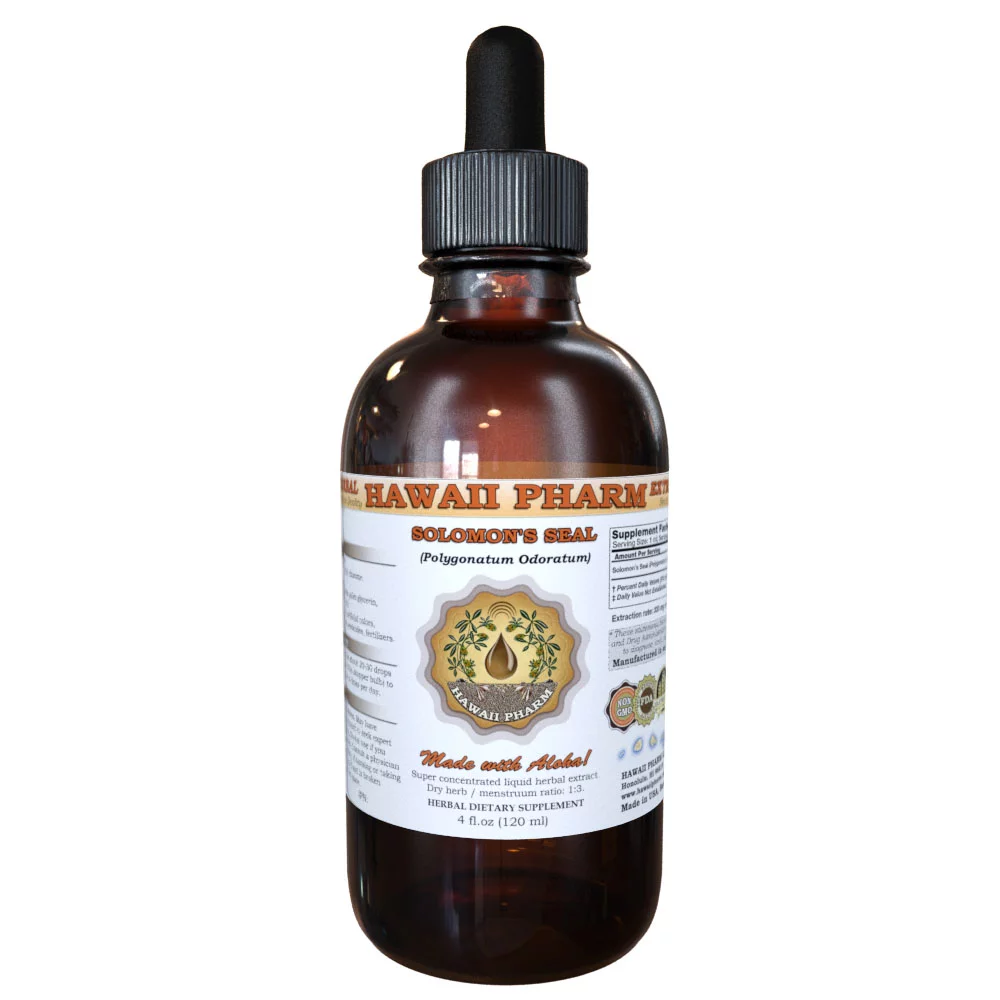Solomon's Seal (Polygonatum odoratum) Tincture, Dried Rhizome Liquid Extract, Yu Zhu, Herbal Supplement 2 oz