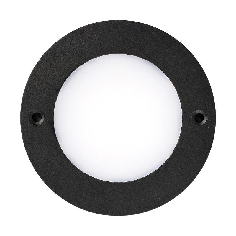 Generation Lighting Disk Lighting 1 Lights Black Under Cabinet Fixture