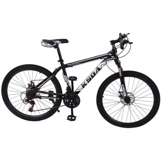 Bike for Men 26 Inch Adult Bike Men’s Mountain Bike 21-Speed ​​ Dual Disc Brakes Full Suspension Non-Slip MTB Aluminum Road Bicycle City Urban Commuters Mens Bicycle for Adults Men Women Teens