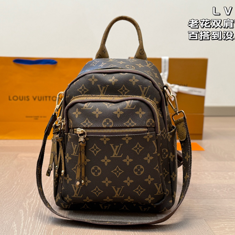LV monogram shoulder backpack - cnluxepick