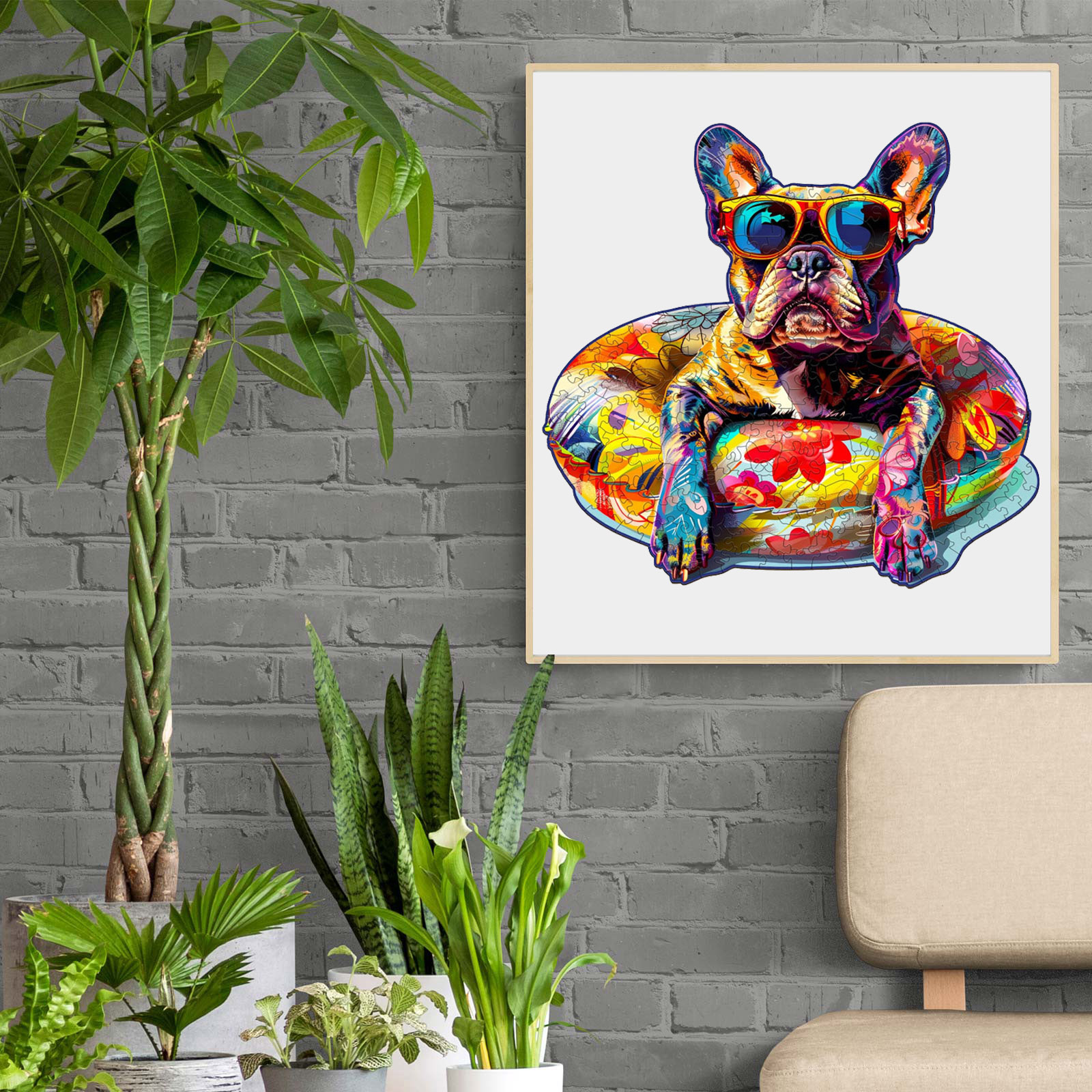 Wooden Animal Puzzle-Lovely Dog