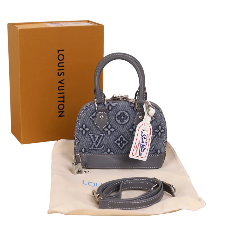 Louis Vuitton Mini Alma Denim Monogram Bag