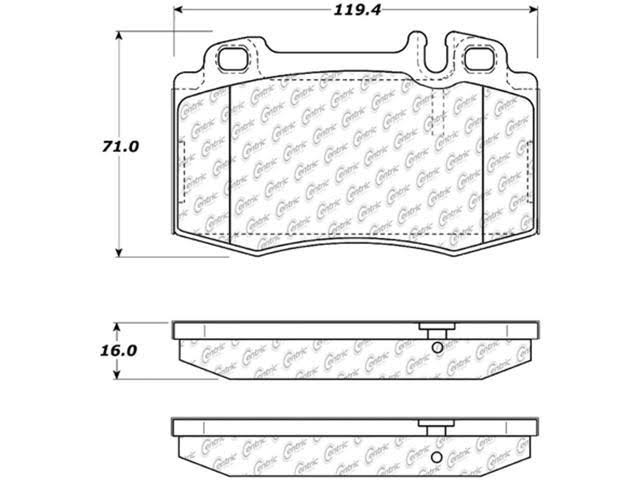 Centric 105.08470 Disc Brake Pad