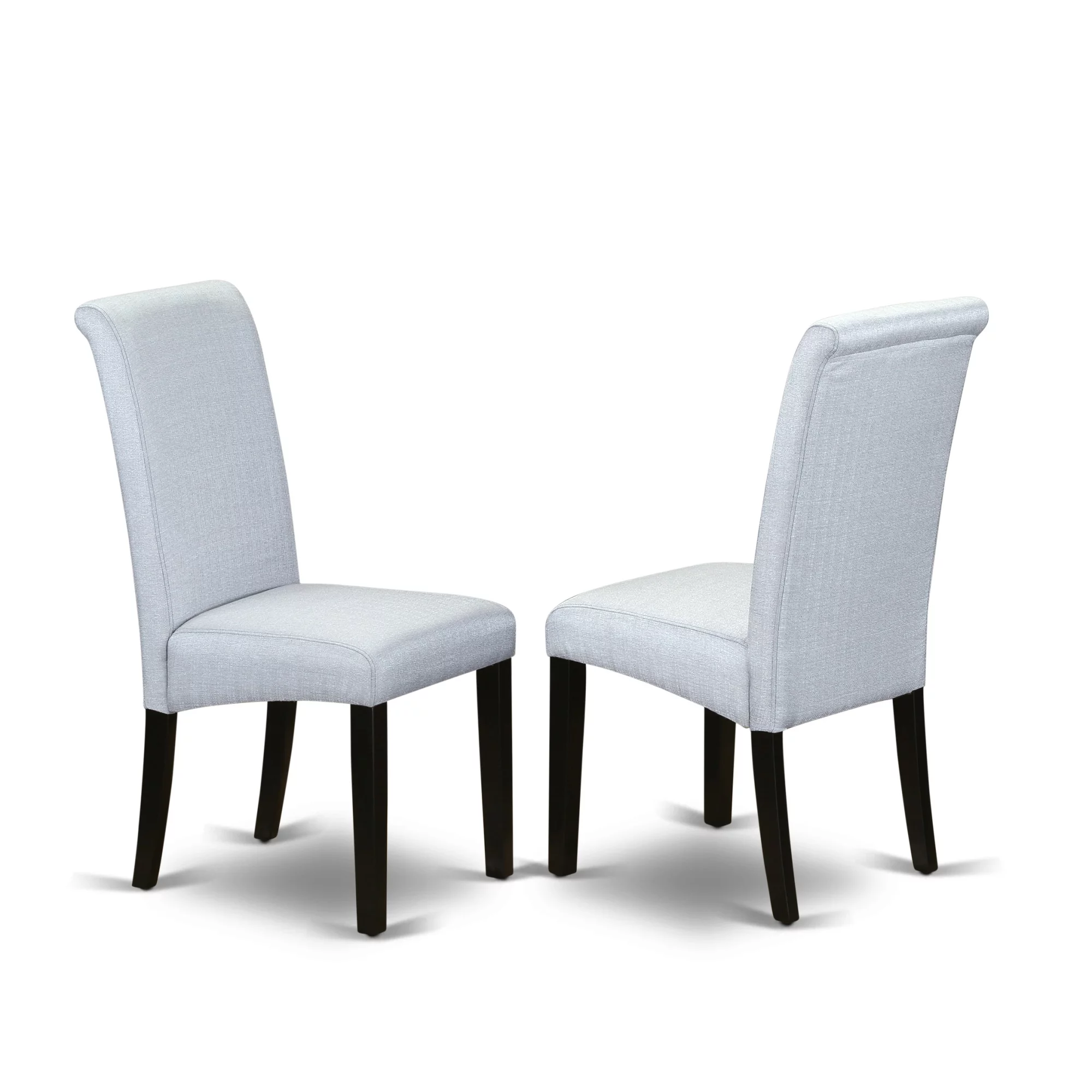 East West Furniture X697EL635-6 - 6-Piece Small Dining Table Set - 4 Dining Chairs, a Beautiful Bench and a Rectangular Dinner Table Hardwood Structure