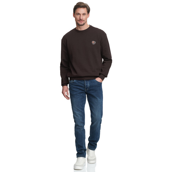 Jonas Nielsen Herren Sweatshirt mit Stickerei