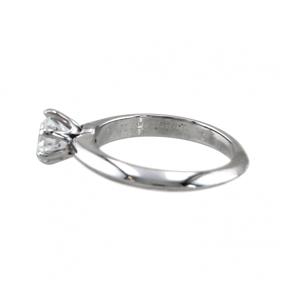Tiffany & Co. Tiffany Diamond PT950 Ring Platinum