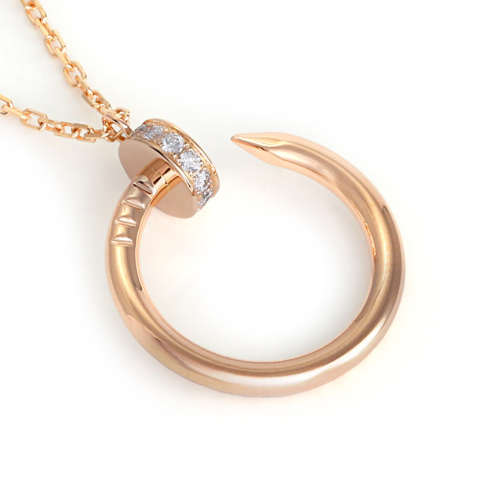 Cartier Juste un Clou Necklace 18K Rose Gold Diamond B7224893