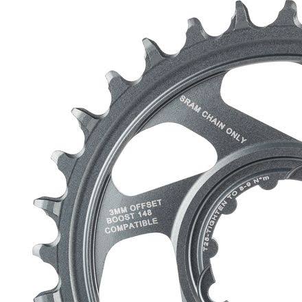 SRAM 36T X-Sync 2 Direct Mount Eagle Chainring 3mm Boost Offset, Polar
