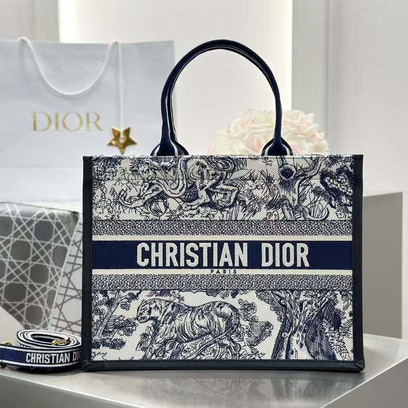 Dior Book tote Oblique handbag - cnluxepick