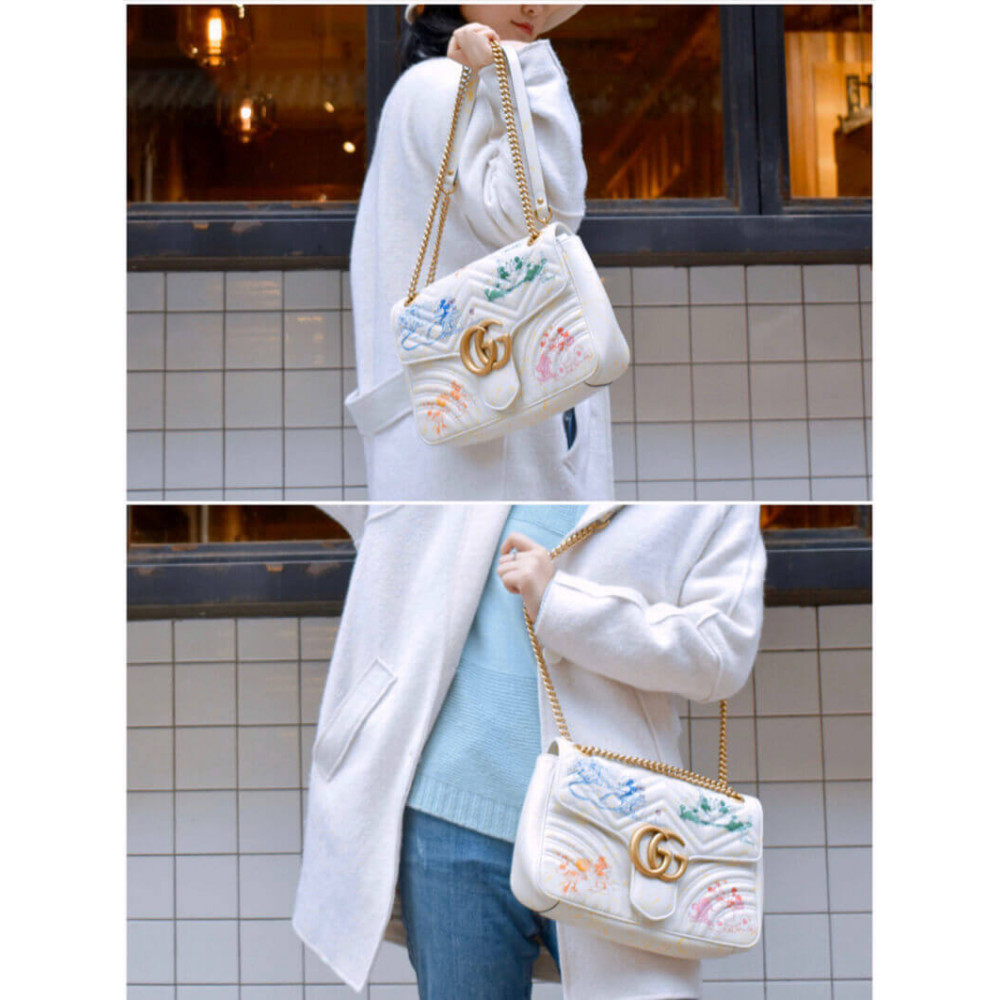 Disney x Gucci GG Marmont Medium Shoulder Bag 31cm