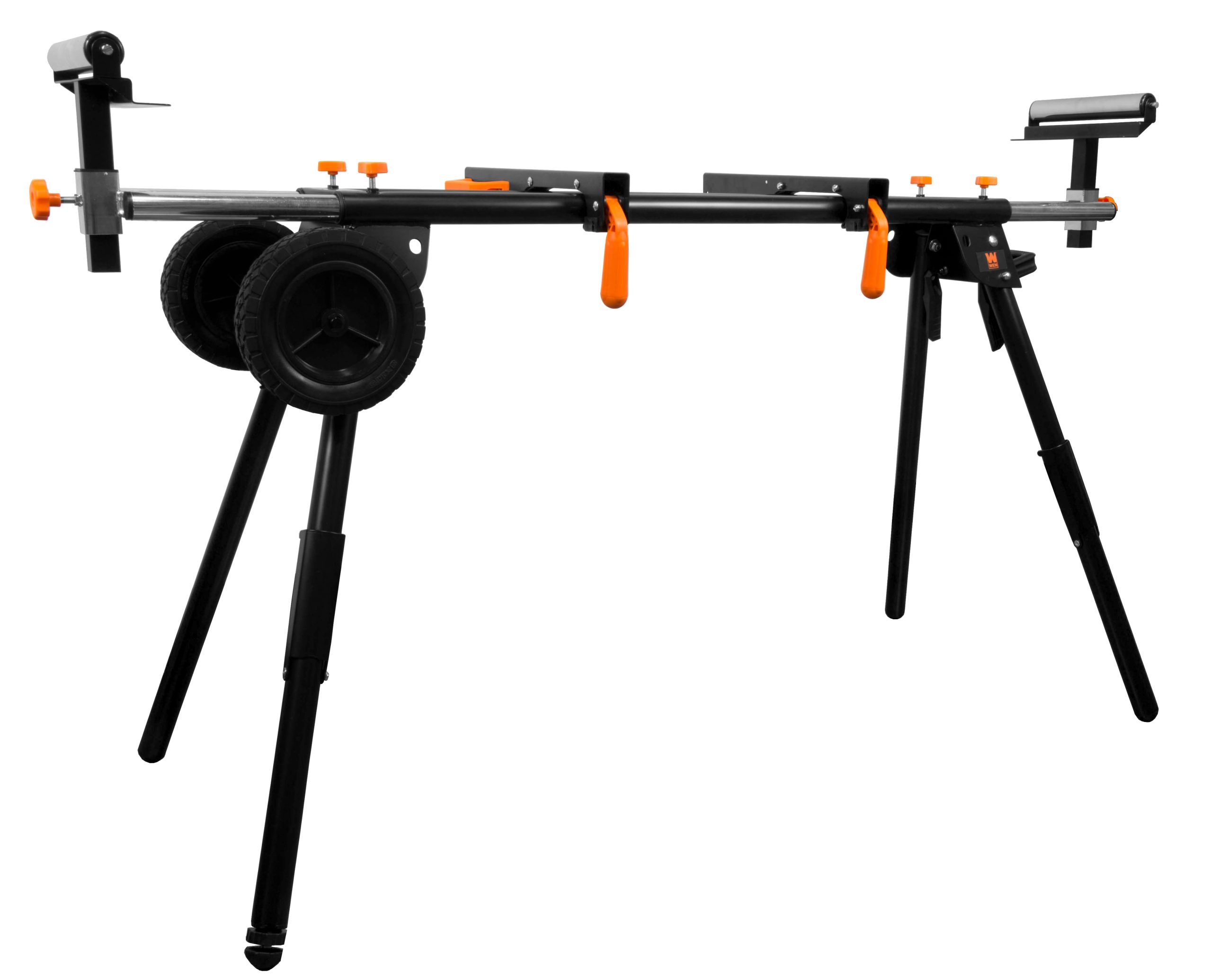g WEN Collapsible Rolling Miter Saw Stand with 3 Onboard Outlets, MSA330