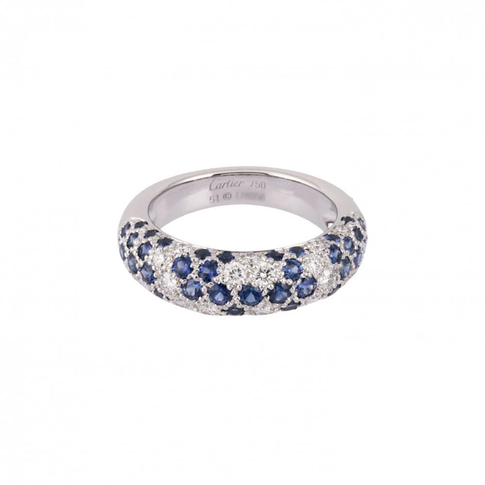 Cartier Mimister K18WG White Gold Ring