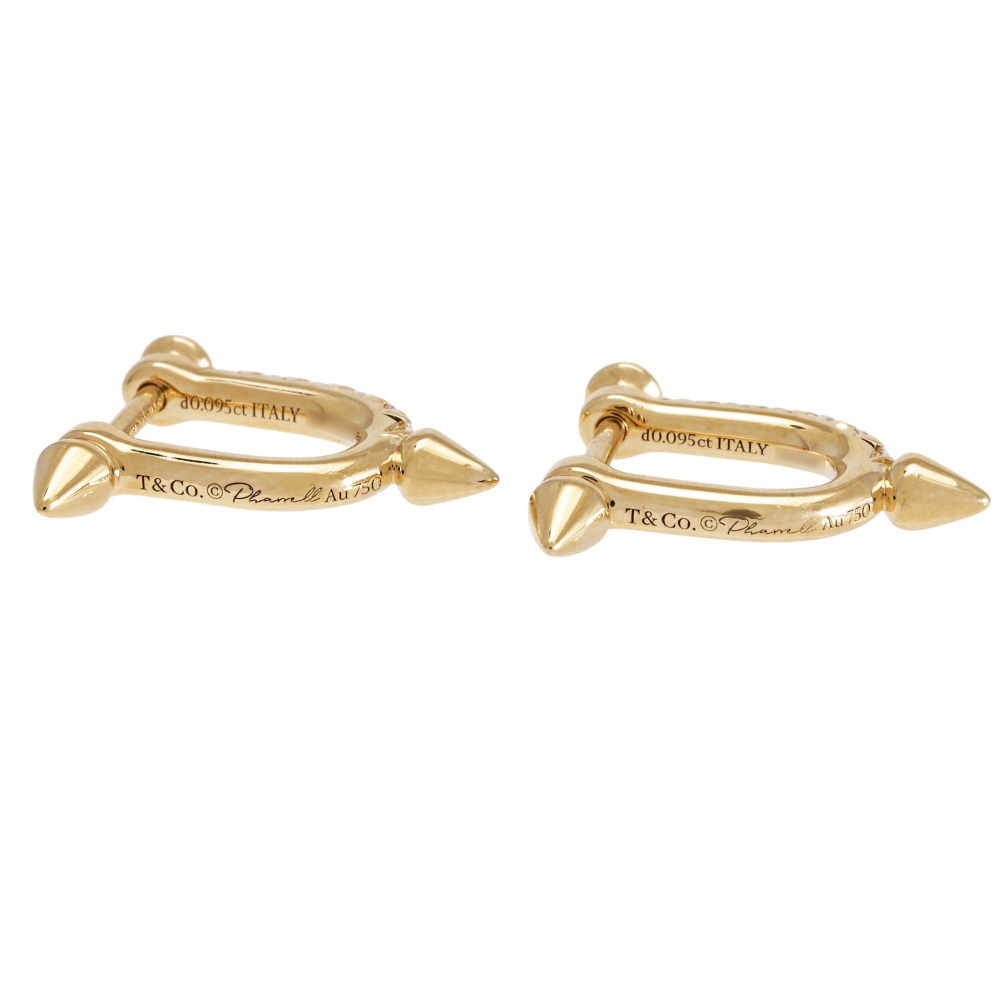 Tiffany & Co. Titan Pharrell Williams Earrings 18K Yellow Gold 73471281