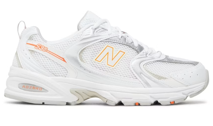 New Balance 530 White Orange MR530AC Casual Running Shoes