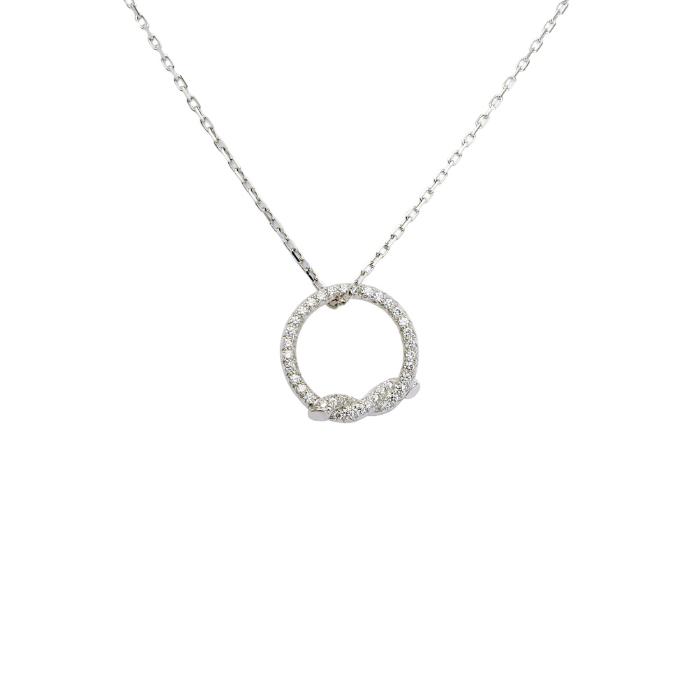Cartier Entrerace Diamond Necklace 18K White Gold