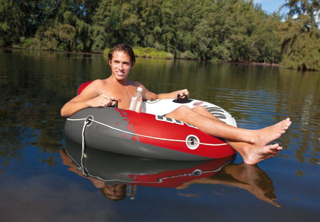 Intex Adult Round Inflatable Red River Run I Lake, River and Pool Tube