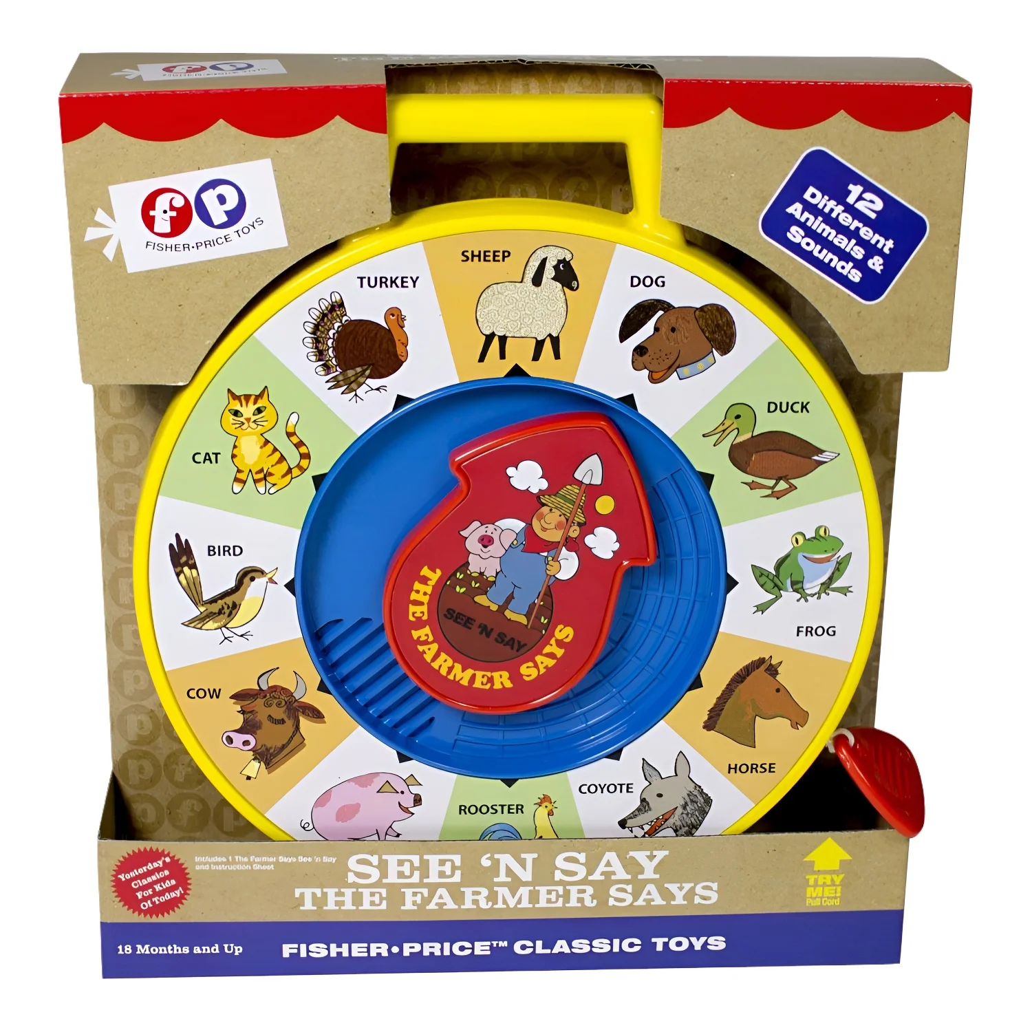 Fisher-Price Classics See 'n Say Farmer Says, Great for Kids 18 Months and Older